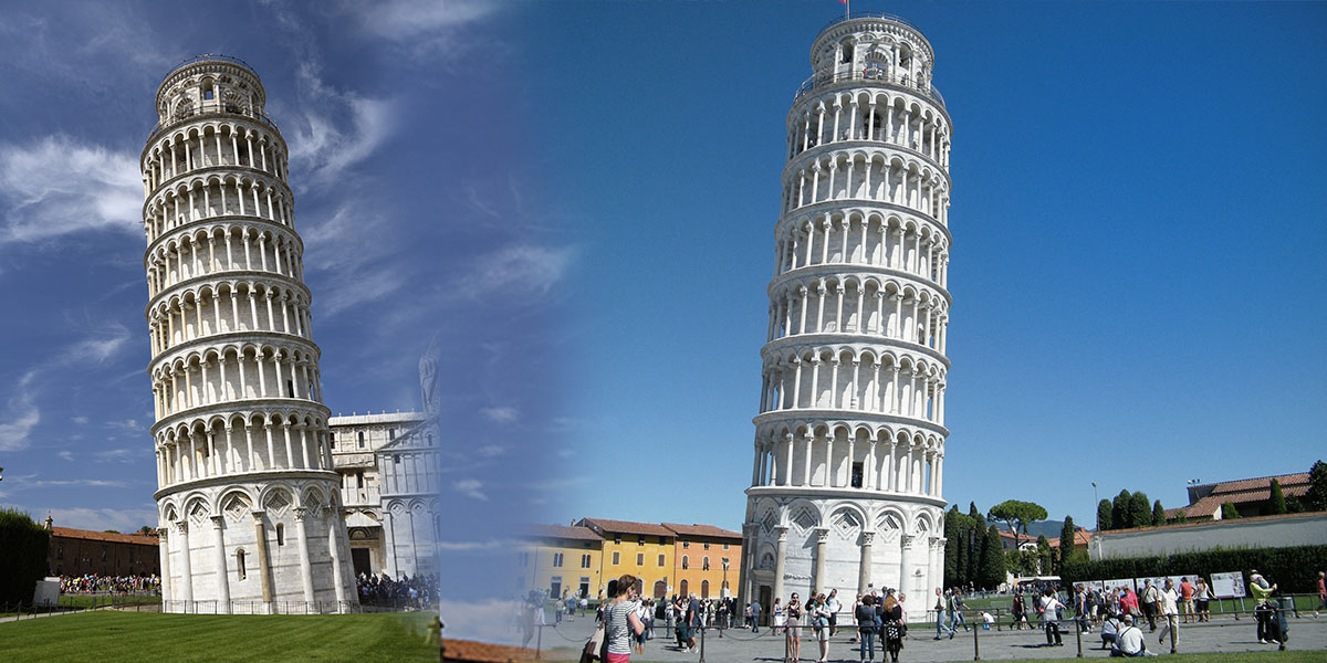 Nhà thờ Pisa theo lối kiến trúc Roman