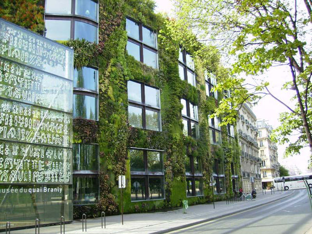Viện bảo tàng Pháp Quai Branly - công trình kiến trúc xanh giúp cải thiện chất lượng không khí